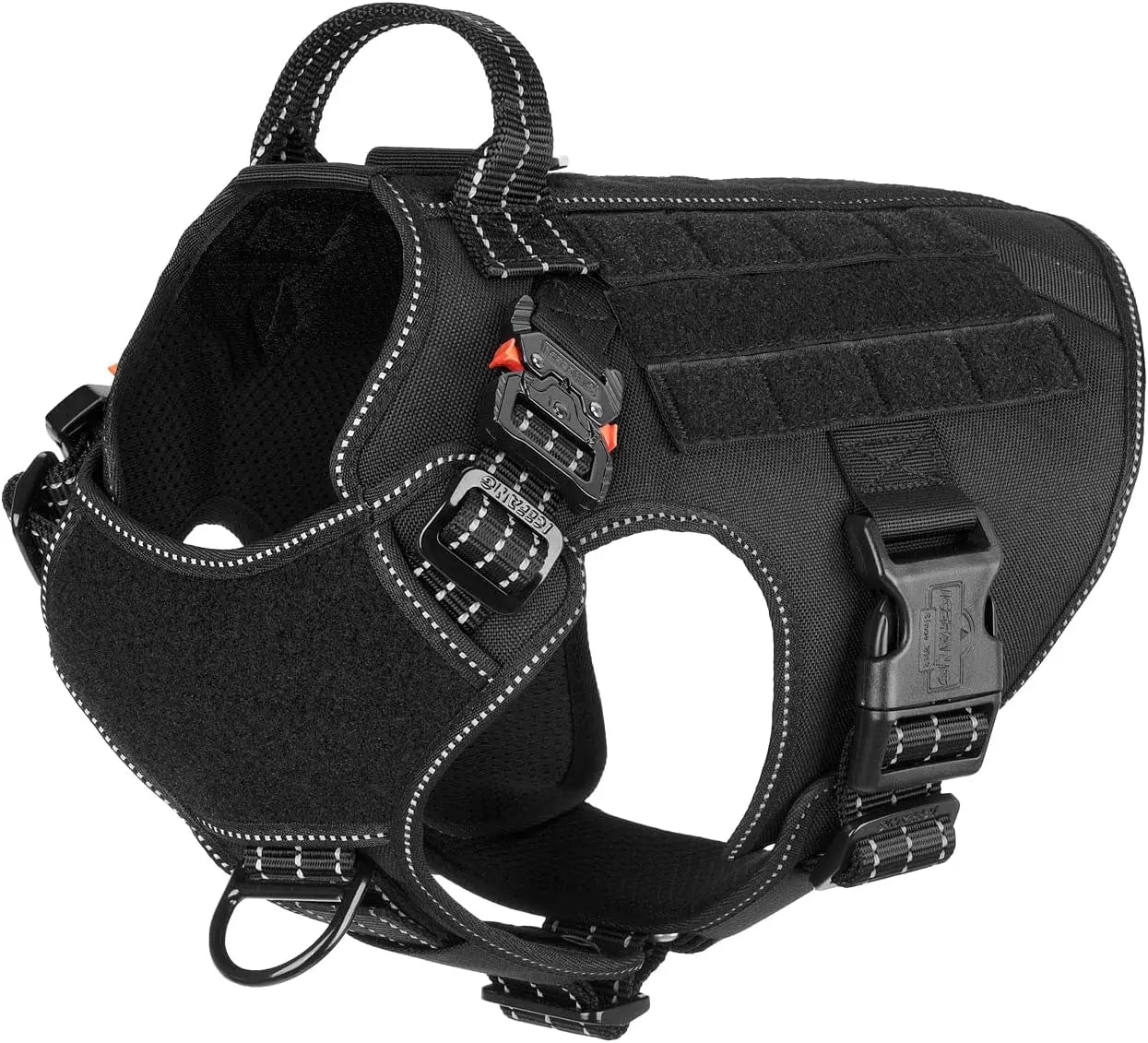 No-Pull Tactical Dog Harness with Handle –Heavy-Duty Adjustable Vest (all sizes)
